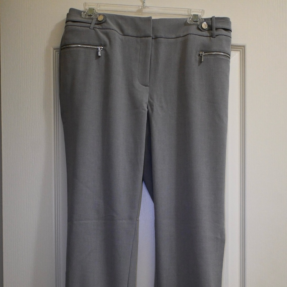 Calvin Klein straight leg light grey pants for business (New with tags)